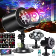 Christmas and Halloween Holiday LED Laser Light Projector House Landscape