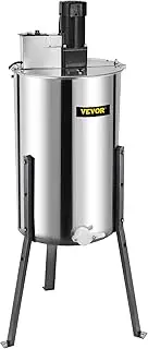 VEVOR Electric Honey Extractor 3 Frame Bee Extractor Stainless Steel Honey Spinner with Stand Beekeeping Equipment
