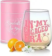 Wedding Engagement Gifts for Women Bride to Be Gifts Iridescent Wine Glasses Cool Bridal Shower Classy Bachelorette Gifts for Brides Best Friend Sister Her Colleagues Wifey Cup Honeymoon Gifts