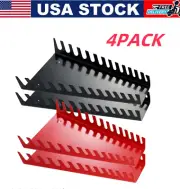 4Pack Wrench Organizer Holder Tool Box Storage Sockets Tray Rail Sorter Rack