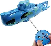 Tipmant Mini RC Toy Remote Control Boat Submarine Ship Electric Waterproof Diving in Water Kids Gift