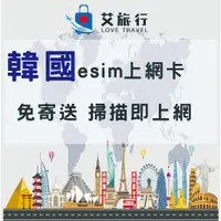 在飛比找蝦皮購物優惠-韓國上網 eSIM吃到飽 4G/3G 韓國網卡 韓國上網卡 