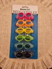 GAMA GO Beer Goggles For Beer Bottles Bar Drink Markers Gag Gift