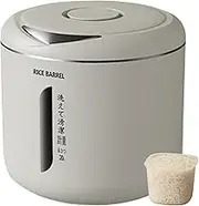 Grain Storage Box | 10/20KG Large Capacity Rice Storage Container | Airtight Rice Container | Moisture Proof Rice Barrel | Rice Dispenser | Kitchen Dry Food Storage Bin for Cereal, Flour, Oatmeal