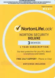 Norton Internet Security Deluxe 3 Devices version 2025 Windows Mac Android ipad