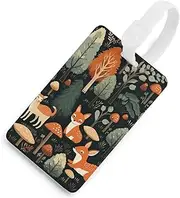 [TKJMCSW] Animals and Woodland Luggage Tags for Suitcases Travel Tags for Luggage Travel Bag Tags Luggage Identifiers Tags Baggage Name Tag Backpack Labels Carry Ons Tags for Men Women