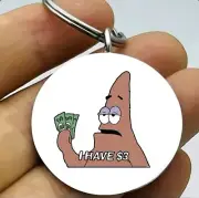 SpongeBob SquarePants Patrick Hot Funny Quote Keychain