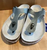 Birkenstock Gizeh Mermaid Aqua EU 43 US Women’s 12-12.5 Brand New In Box