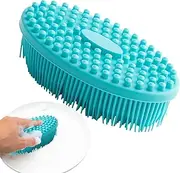 Vegetable Brushes for Food | Veggie Scrubber,Double-Head Silicone Washing Tool Hard and Soft Side Anti-Scratch for Pan Pot Oven