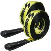 2 Pack Tow Strap 2" x 20 ft 20000 lbs Break Strength Kinetic Recovery Tow Rop...