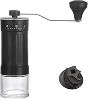 Manual Burr Coffee Grinder, Hand Coffee Bean Mill with Cleaning Brush, Portable Hand Grinder Coffee Machine, Conical Burr Coffee Grinder for Drip Coffee, Espresso, Turkish Brew
