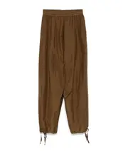 Philosophy Di Lorenzo Serafini Wide Leg Drawstring Pants S,M BROWN