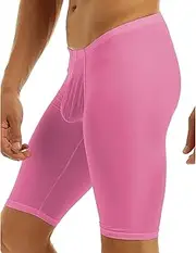 [ZUYPSK] Men's Compression Base Layer Shorts Workout Running Yoga Tight Bodybuilding Capris Pants