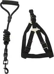 HOLIDYOYO Adjustable Dog Harness Leash Large Dog Walking Harness Long Leash Escape Design Comfortable Fit