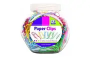 Anker Contrast Paper Clips (Multicoloured) (One Size)