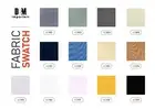 Polyester Fabric Sample Set for Outdoor Daybed,Patio Porch Swing Bed | 13 Colors