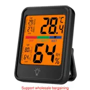 Indoor Thermometer Backlight Digital Room Thermometer LCD Thermometer Hygrometer