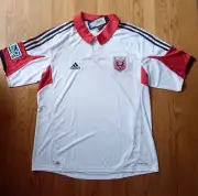 DC UNITED 2012/13 AWAY XL WHITE PLAYER ISSUE SHORT SLEEVE ADIDAS USA MLS SOCCER