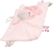 Abaodam Newborn Shower Present Baby Plush Toy Soothing Towel Bunny Shape Security Blanket Soft and Comfortable Baby Soother