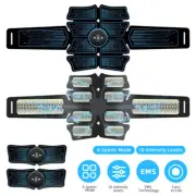 Electric EMS Muscle Stimulator Massager Toner Fitness ABS Abdominal Trainer Belt