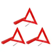 Triangle Reflective Warning Sign Foldable Red Car Hazard Breakdown Warning Stand