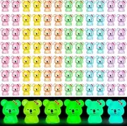 Lineshading 90 Pcs Resin Koala Miniatures Mini Animals Figures Cute Koala Figurine Fairy Decor Animal Ornament for Home Decoration Garden Landscape Accessories Craft Cake Decoration DIY