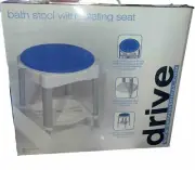 New Swivel Shower Bath Stool Chair 360 Degree Padded Rotating Seat Adjust Height