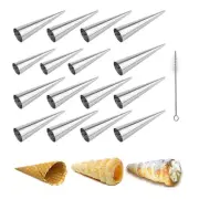 16 Pcs Baking Cone Molds Croissant Tool Miss Conical Tube Tools Danish Pastry