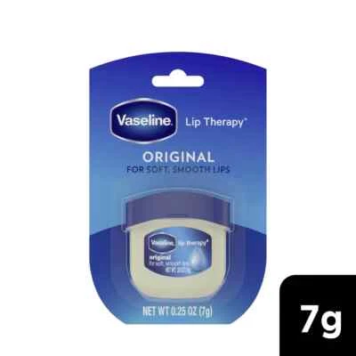 Vaseline Lip Therapy Original 7g - Soothes, Softens & Protects Dry Lips Daily