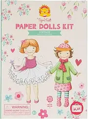 Tiger Tribe Paper Dolls Kit, Vintage Arts and Crafts