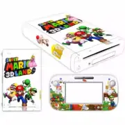 For Nintendo Wii U 219 Skin Sticker Cover Console & Controller Cartoon Soft