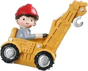 CIYODO Boys Birthday Decor Construction Vehicle Cake Toppers Mini Engineering Models Car Accessories for Party Decorations