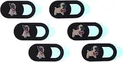 OSOLADY Webcam Cover for Dog Computer Phone Creative Pattern Privacy Sticker Set