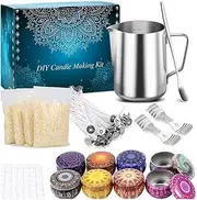 122X DIY Candles Making Kit Soap Craft Tool Set Pouring Melting Pot Wicks Wax