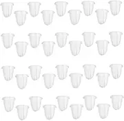 COOPHYA Earring Backs for Women 100pcs Locking Earring Backs Silicone Stoppers Safe Earring Backs for Studs Easy Replacement Earring Backs for Piercing Earring Backs Comfortable Fit