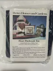 New Quilt Tote Kit BH&G Heart Patchwork Bag 14"x12"x4" EASY! #9342 VTG NOS