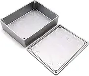 BE-TOOL Electronics Project Box, Die-Cast Aluminum Enclosure for External Enclosure Power Supply, Waterproof, Junction Box Complete with Plug (1pcs-1032L 254x71x52.5mm)