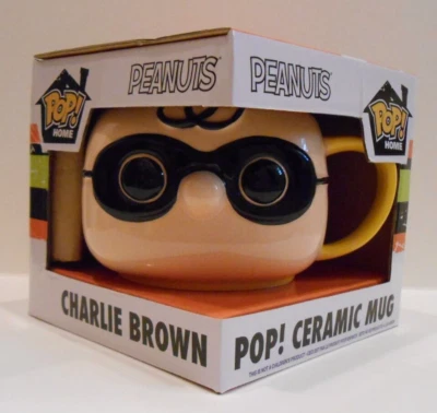 Funko Pop! Home-Peanuts-Charlie Brown-Halloween Ceramic Mug ~NEW~