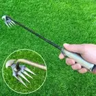 Manual Garden Hoe Loose Soil Weeding Rake durable Weeders Farm