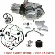 125cc Semi Auto Motor Engine 3 Speed 3+1 Reverse Electric Gokart ATV TRX90 ATC70
