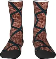 [EdWal] Soft Basketball Sport print Moisture Wicking Socks Sports Socks for Men and Women Warm thermal Boot Hiking Socks