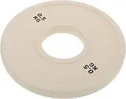 Abaodam Rubber Bumper Plates Set for Dumbbells Weight Plates Barbell Fractional Home Gym