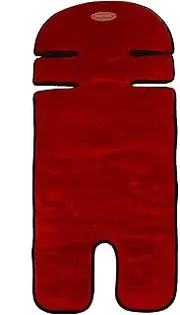Babyhood Breathe Eze Micro Towel Stroller Liner, Red