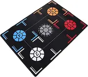CLISPEED Portable Basketball Footwork Training Mat Slip Pad for Agility Drills Indoor Use Thickness Lightweight Exercise Equipment for Youth and Adults
