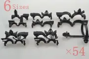 132x For GM Wiring Harness Wire Loom Routing Clips Assortment Convoluted Conduit (for: Daihatsu)
