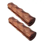 Wooden BBQ Pan Handle Scald Heat Insulated Grip Replacement for5473