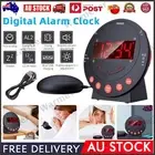 Super Loud Alarm Clock Red Flashing Light Sonic Alert Shaker Vibrating Bed Clock