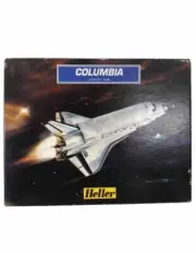 COMPLETE Heller NASA Columbia Space Shuttle 1/400 Scale Model Kit #79726