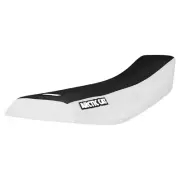 2002-2004 Arctic Cat 375 400 500 ATV Gripper Seat Cover WHITE/BLACK LOGO #451