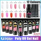 Poly UV Gel Nail Builder Extension Kit Nail Art File Tube Constellation Tube AU